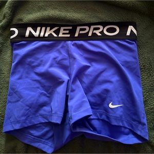 Blue nike pros